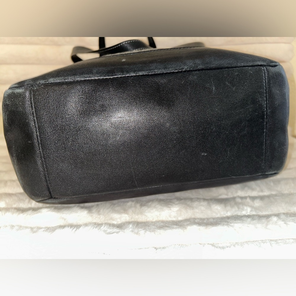 Coach Black and Gray Patterned Tote - Picture 12 of 12